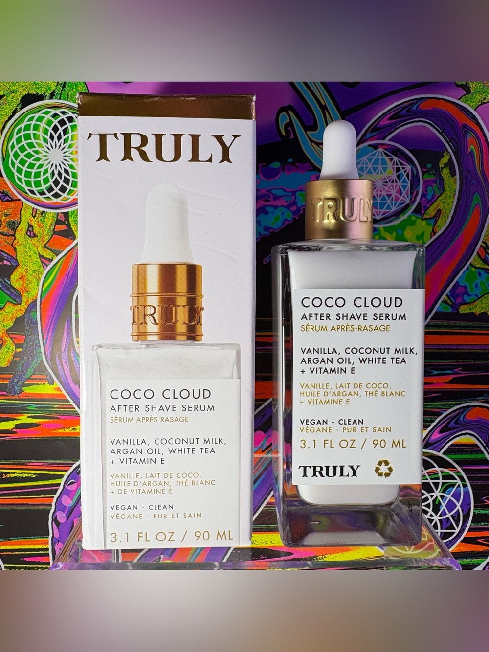 TRULY Coco Cloud After Shave Serum 3.1fl oz Full Size
